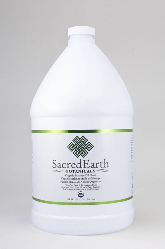 Sacred Earth Organic Massage Oil Blend 1 Gallon